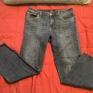 Kut from the Kloth 
Women's Dark Blue Straight Leg Jeans